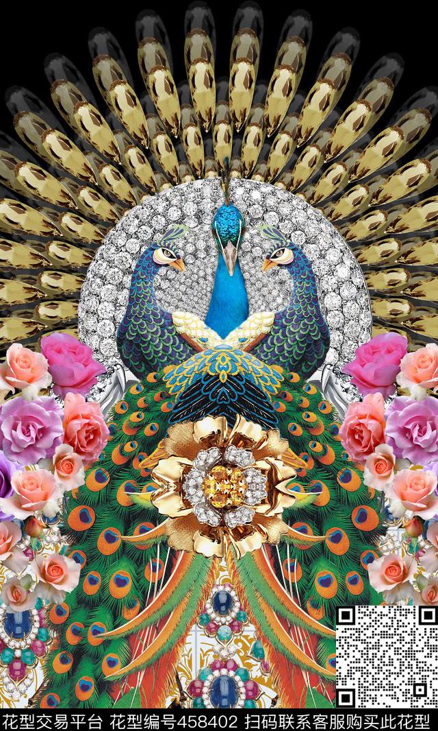 豹纹定位动物数码印花华亿平台下载（图片编号: 458402） - 瓦栏（Walan）