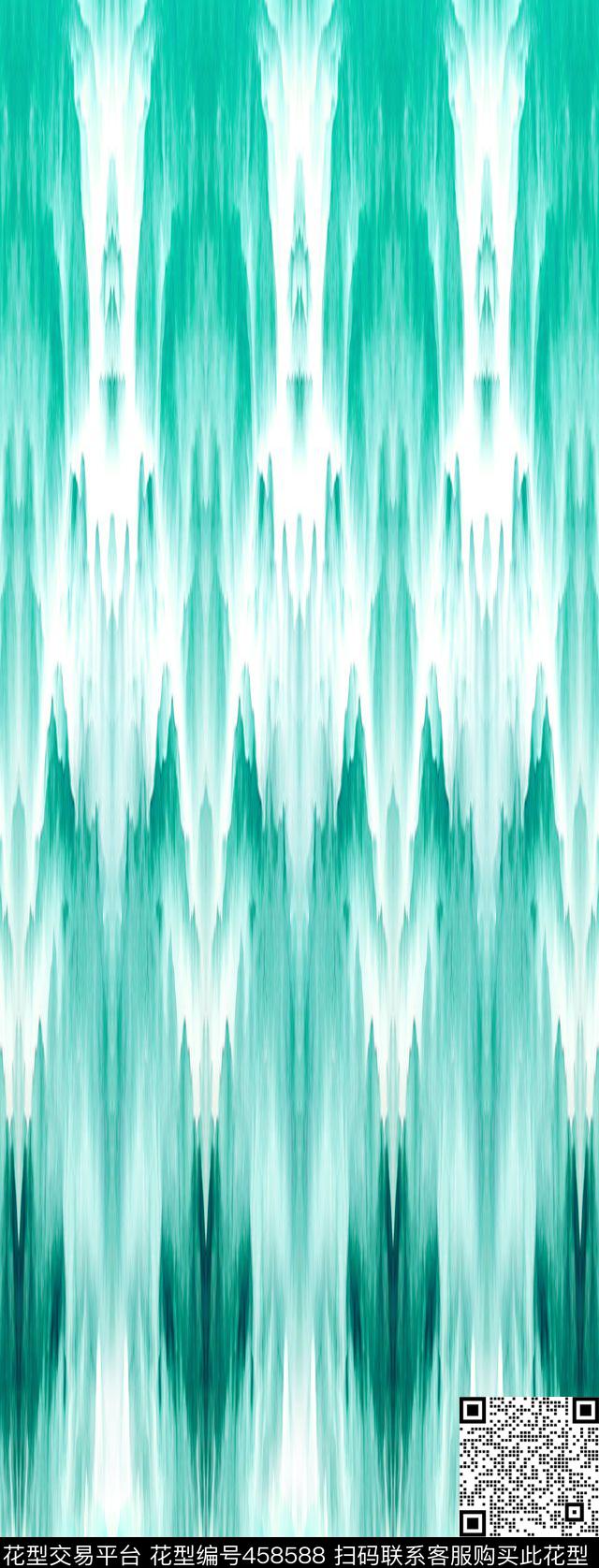 渐变清爽几何数码印花华亿平台下载（图片编号: 458588） - 瓦栏（Walan）