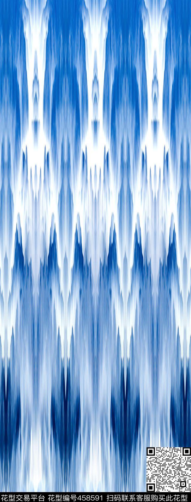 渐变清爽几何数码印花华亿平台下载（图片编号: 458591） - 瓦栏（Walan）