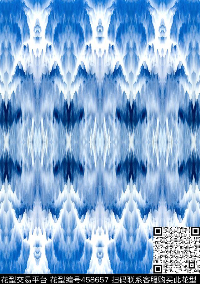 渐变迷幻几何数码印花华亿平台下载（图片编号: 458657） - 瓦栏（Walan）