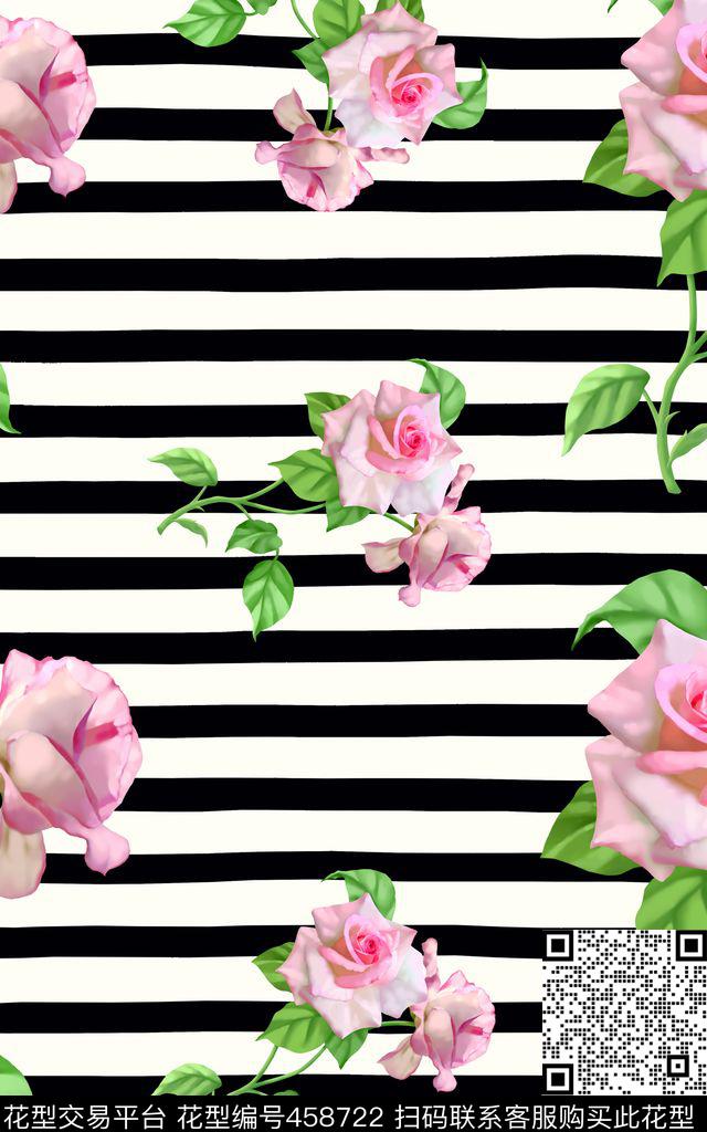 布匹印花花卉花蕾数码印花华亿平台下载（图片编号: 458722） - 瓦栏（Walan）