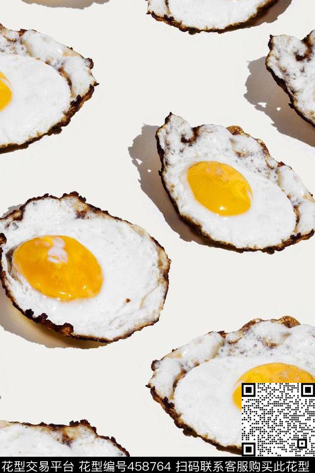 创意写实简约荷包蛋时尚传统印花华亿平台下载（图片编号: 458764） - 瓦栏（Walan）