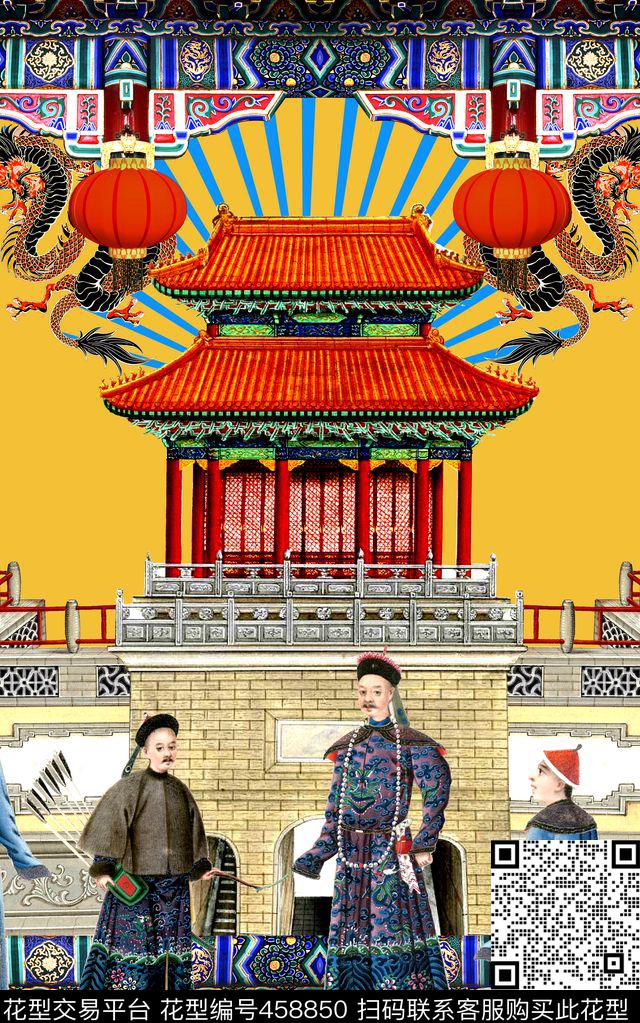 Dolce&Gabbana2016春夏男装时装秀数码印花华亿平台下载（图片编号: 458850） - 瓦栏（Walan）