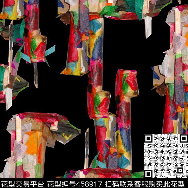 潮流复古男装华亿平台数码印花华亿平台下载（图片编号: 458917） - 瓦栏（Walan）