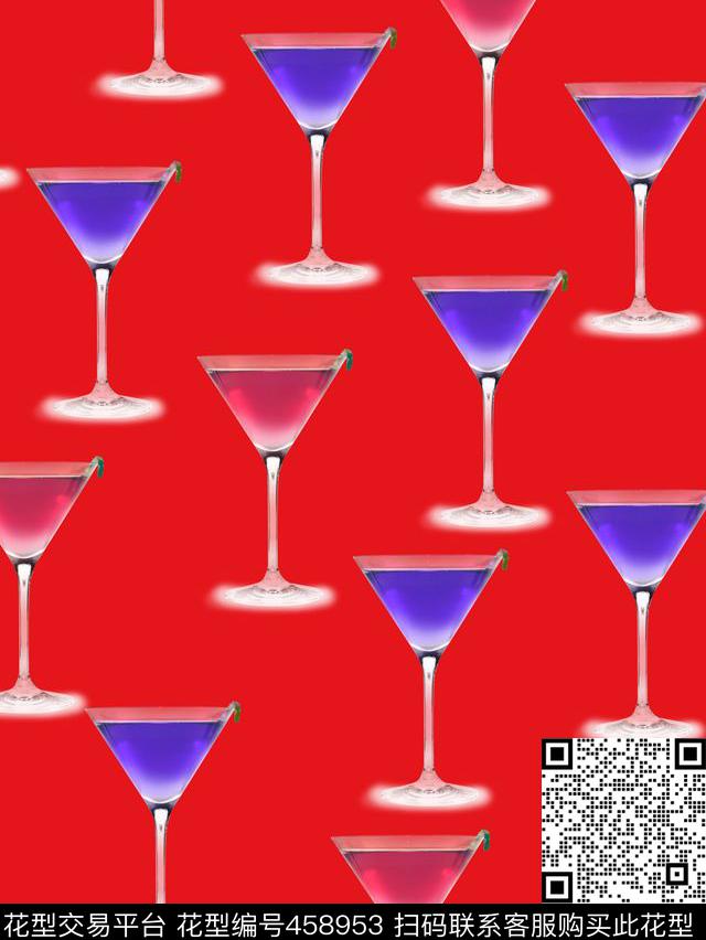 简约杯子纯色背景传统印花华亿平台下载（图片编号: 458953） - 瓦栏（Walan）