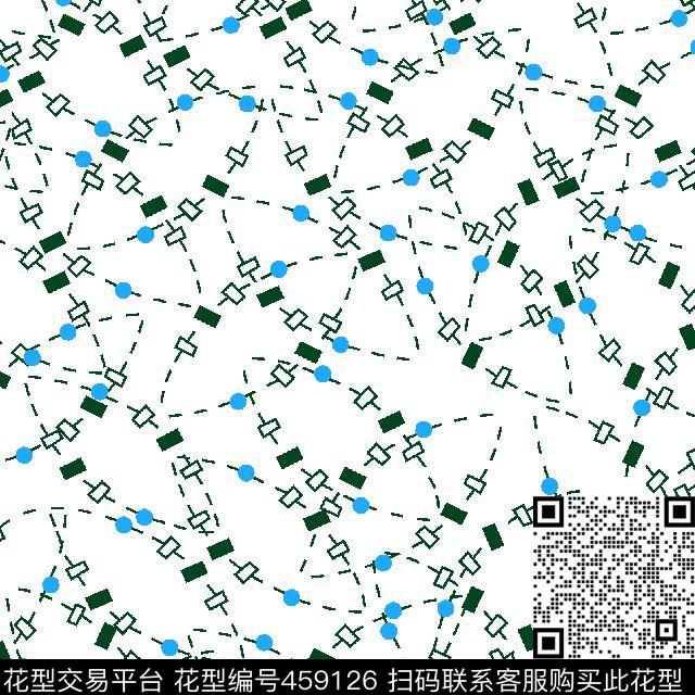 2016春夏波点大气传统印花华亿平台下载（图片编号: 459126） - 瓦栏（Walan）