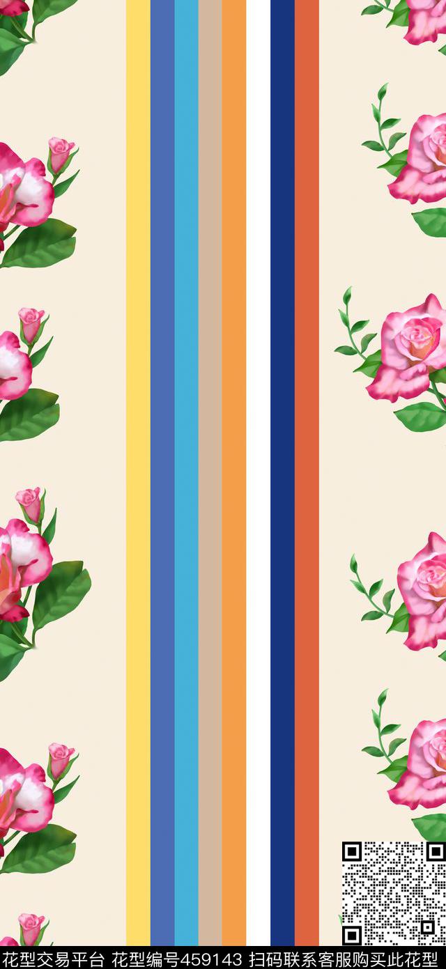 布匹印花服装花卉数码印花华亿平台下载（图片编号: 459143） - 瓦栏（Walan）