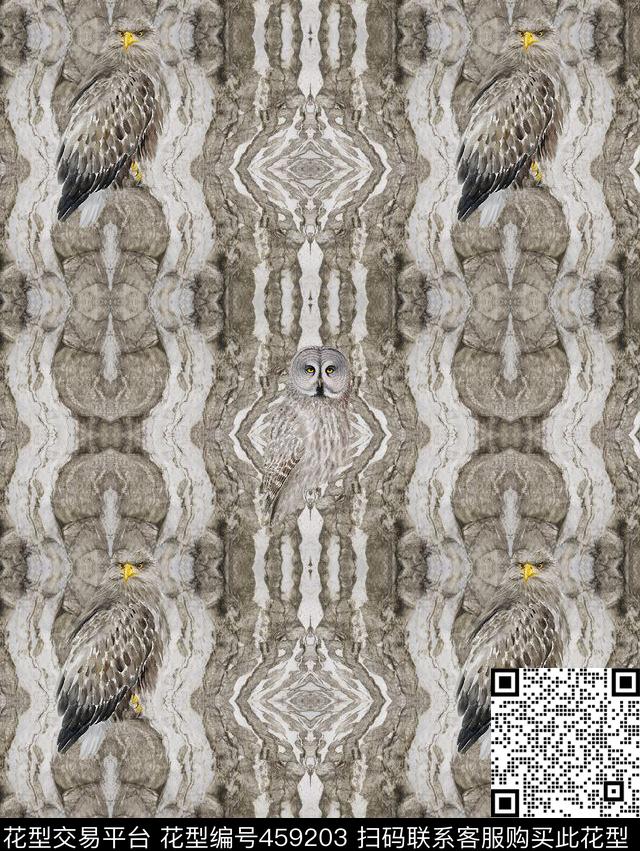 创意数码风格动物/大理石纹/木纹肌理数码印花华亿平台下载（图片编号: 459203） - 瓦栏（Walan）