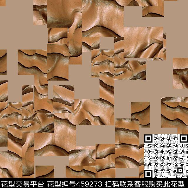 潮流抽象复古数码印花华亿平台下载（图片编号: 459273） - 瓦栏（Walan）