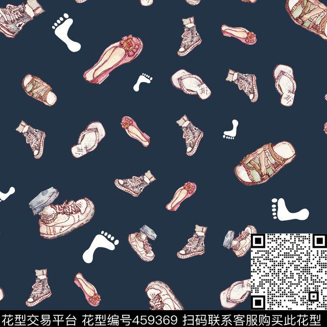 时尚创意各式水彩手绘鞋子脚丫各式水彩手绘鞋子脚丫时尚创意男女服装数码印花华亿平台下载（图片编号: 459369） - 瓦栏（Walan）