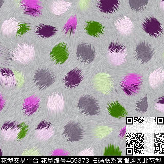 简约圆点动物纹数码印花华亿平台下载（图片编号: 459373） - 瓦栏（Walan）