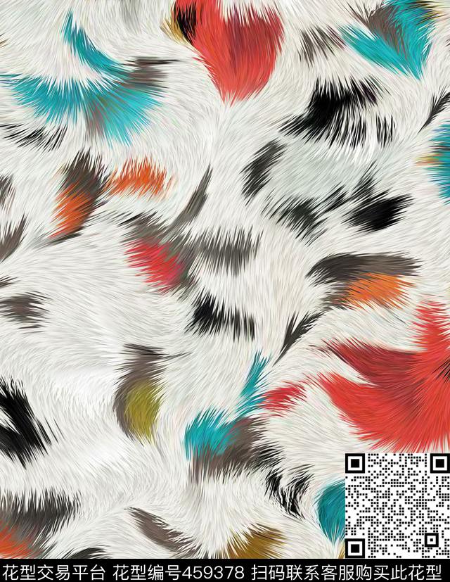 自由飞舞羽毛数码印花华亿平台下载（图片编号: 459378） - 瓦栏（Walan）