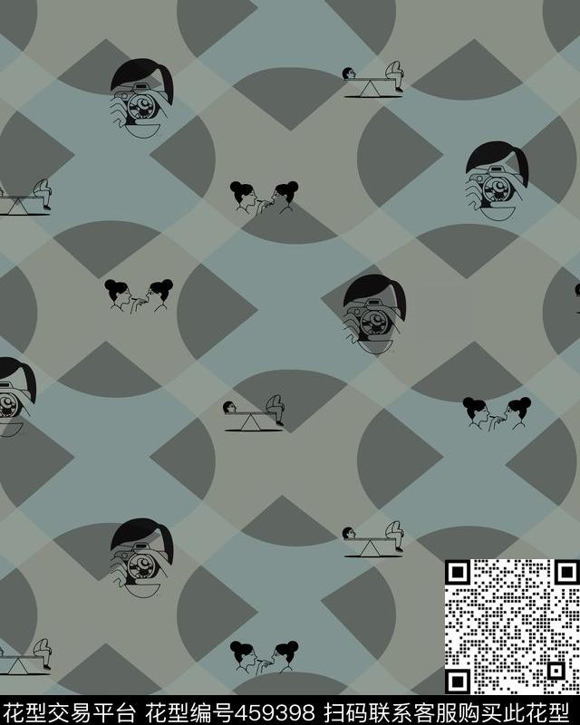 简笔画波浪底纹传统印花华亿平台下载（图片编号: 459398） - 瓦栏（Walan）