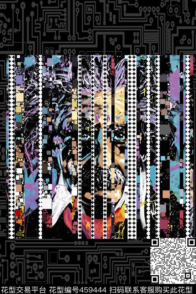 结构油画爱伊斯坦数码印花华亿平台下载（图片编号: 459444） - 瓦栏（Walan）