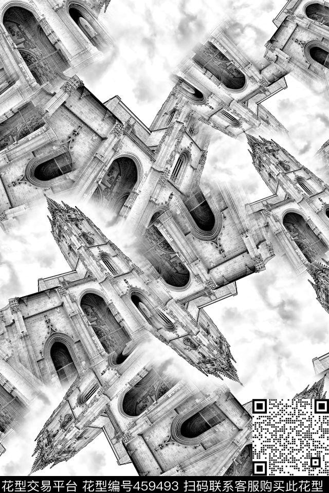 教堂建筑欧式数码印花华亿平台下载（图片编号: 459493） - 瓦栏（Walan）