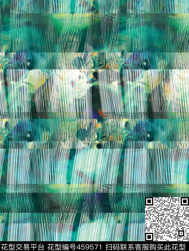 复古男装华亿平台线条数码印花华亿平台下载（图片编号: 459571） - 瓦栏（Walan）