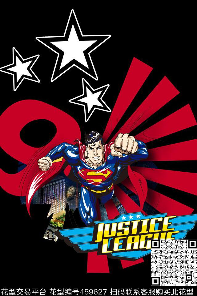 潮牌超人定位数码印花华亿平台下载（图片编号: 459627） - 瓦栏（Walan）