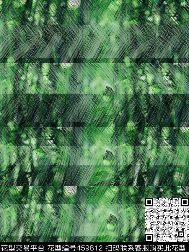 复古几何模糊风景数码印花华亿平台下载（图片编号: 459812） - 瓦栏（Walan）