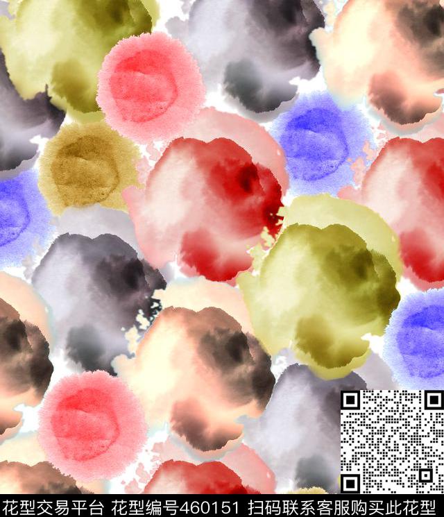 布匹印花创意设计纺织面料数码印花华亿平台下载（图片编号: 460151） - 瓦栏（Walan）