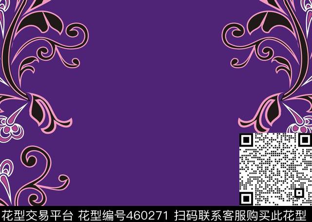 复古花纹矢量传统印花华亿平台下载（图片编号: 460271） - 瓦栏（Walan）