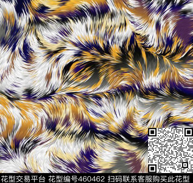 豹纹动物女装数码印花华亿平台下载（图片编号: 460462） - 瓦栏（Walan）