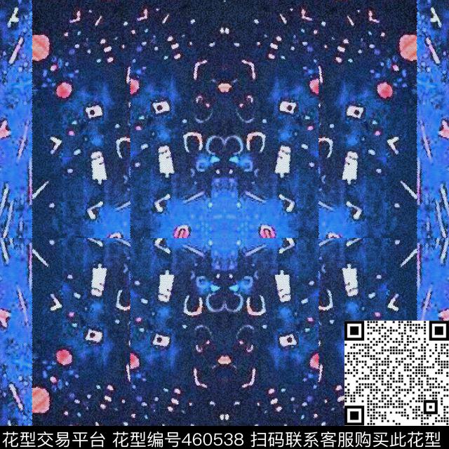 现代玻璃色块数码印花华亿平台下载（图片编号: 460538） - 瓦栏（Walan）