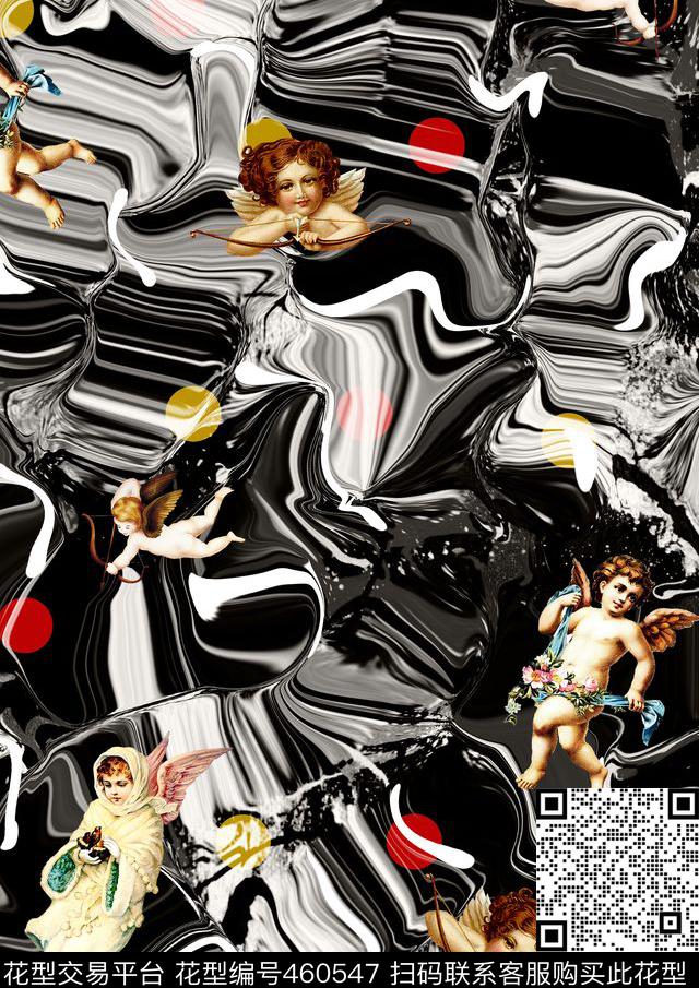 复古油画自由数码印花华亿平台下载（图片编号: 460547） - 瓦栏（Walan）