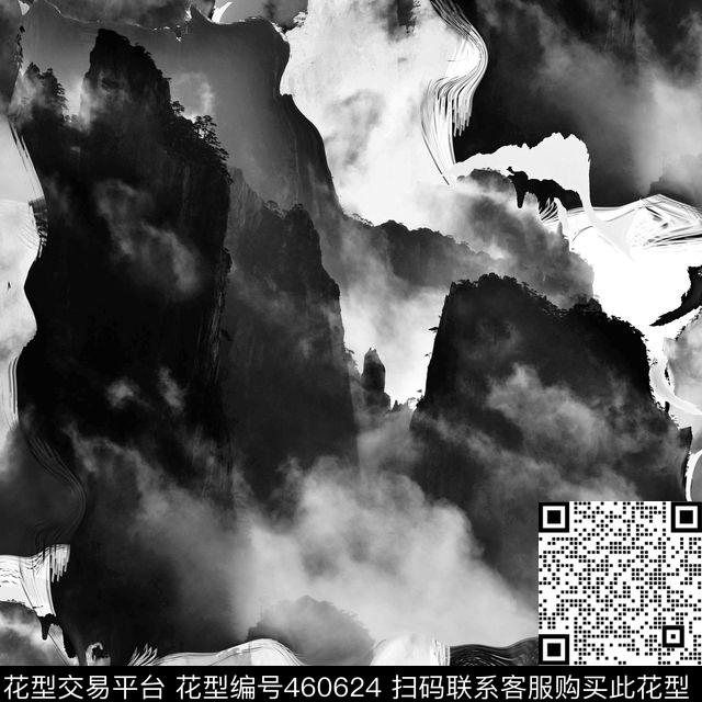 潮流复古男装华亿平台数码印花华亿平台下载（图片编号: 460624） - 瓦栏（Walan）