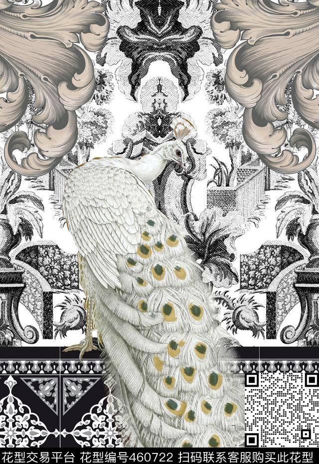 时尚定位大牌男装外套卫衣数码印花华亿平台下载（图片编号: 460722） - 瓦栏（Walan）