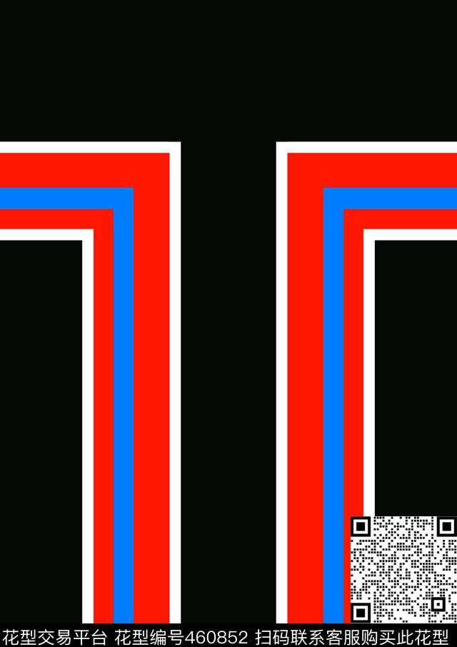 中国风中国红蓝色白色条纹黑底灯芯绒纹理底色传统印花华亿平台下载（图片编号: 460852） - 瓦栏（Walan）