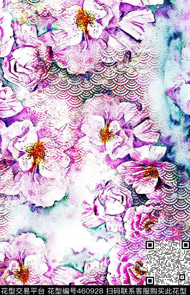 创意服装复古数码印花华亿平台下载（图片编号: 460928） - 瓦栏（Walan）