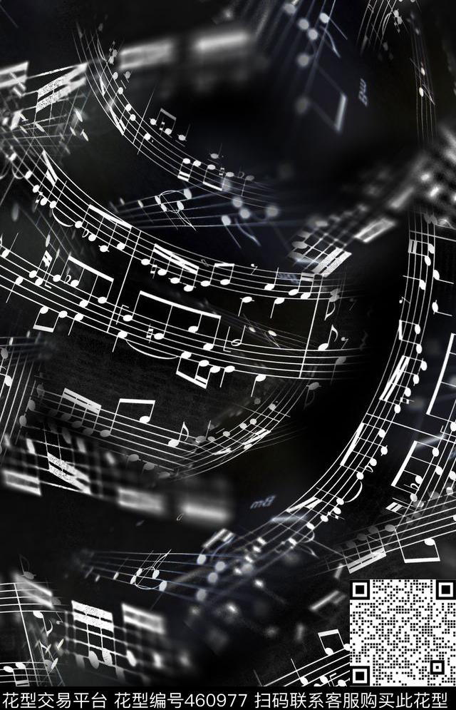 创意服装曲线数码印花华亿平台下载（图片编号: 460977） - 瓦栏（Walan）