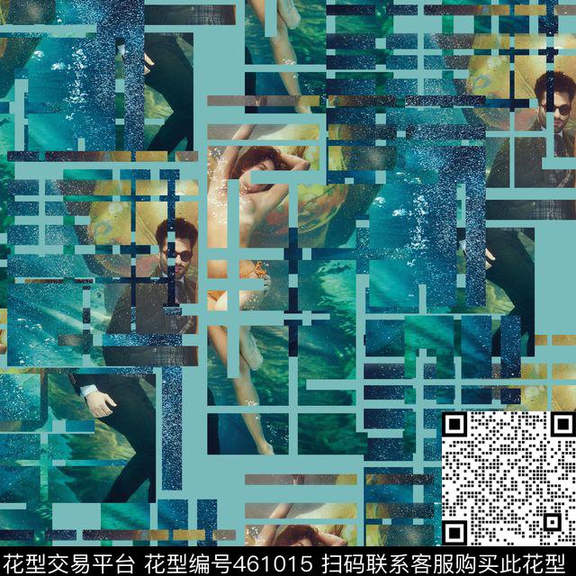 复古几何男装华亿平台数码印花华亿平台下载（图片编号: 461015） - 瓦栏（Walan）