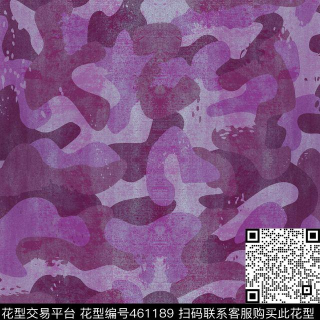 做旧效果迷彩乱纹数码印花华亿平台下载（图片编号: 461189） - 瓦栏（Walan）