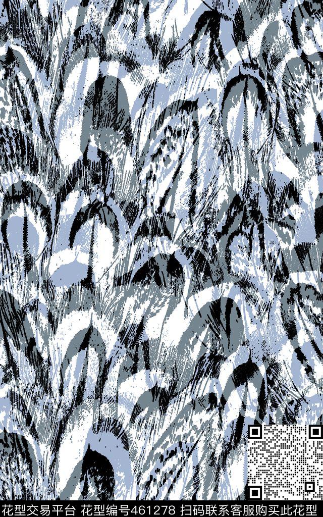 羽毛皮毛男装传统印花华亿平台下载（图片编号: 461278） - 瓦栏（Walan）