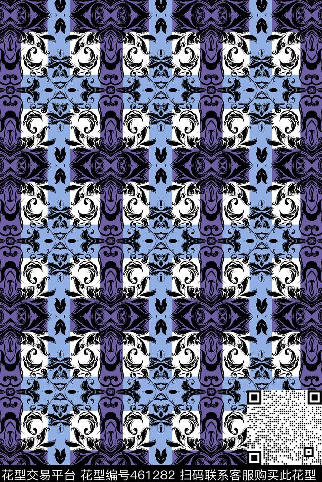 民族花纹欧式传统印花华亿平台下载（图片编号: 461282） - 瓦栏（Walan）