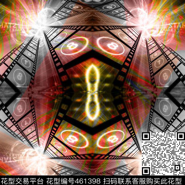 数字拼图彩绘数码印花华亿平台下载（图片编号: 461398） - 瓦栏（Walan）