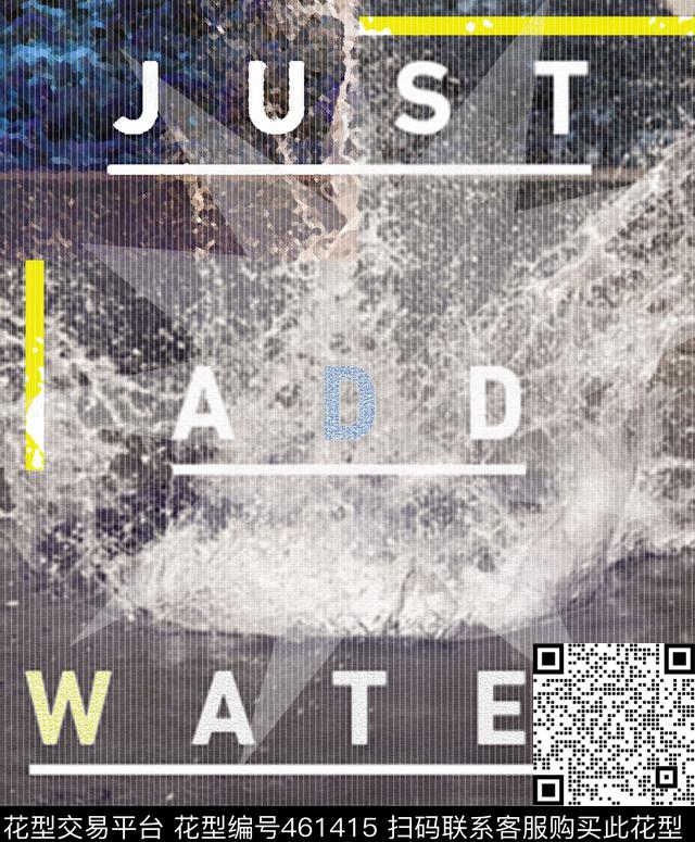 T恤定位印花潮流时尚风景数码印花华亿平台下载（图片编号: 461415） - 瓦栏（Walan）