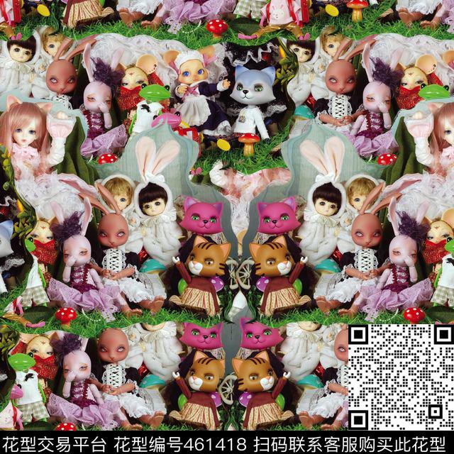 复古莫斯奇诺(Moschino)男装华亿平台数码印花华亿平台下载（图片编号: 461418） - 瓦栏（Walan）