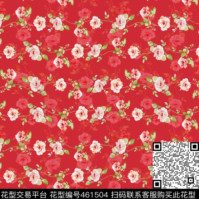 花卉日系时尚传统印花华亿平台下载（图片编号: 461504） - 瓦栏（Walan）