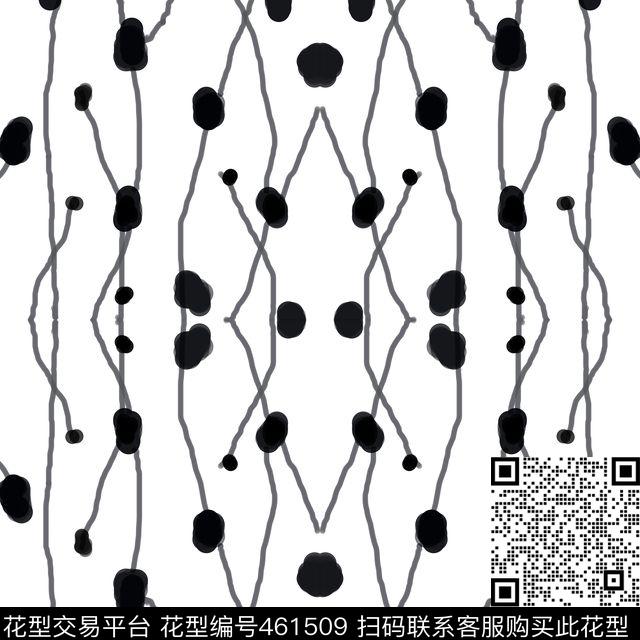 手绘斑点条纹传统印花华亿平台下载（图片编号: 461509） - 瓦栏（Walan）