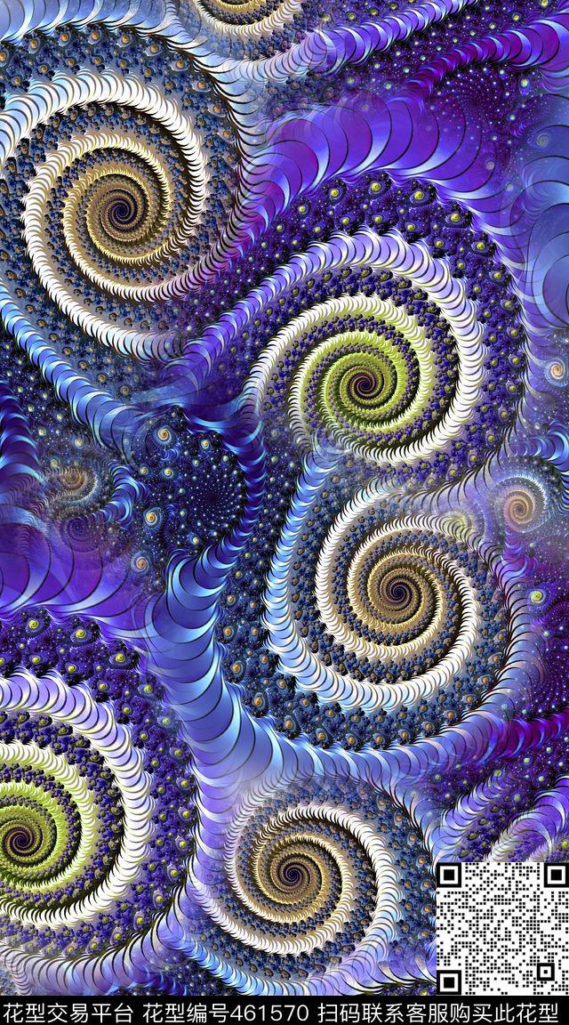 抽象创意服装数码印花华亿平台下载（图片编号: 461570） - 瓦栏（Walan）