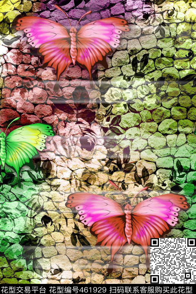 休闲时尚花卉数码印花华亿平台下载（图片编号: 461929） - 瓦栏（Walan）