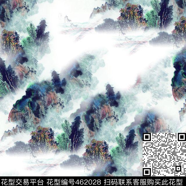 潮流男装华亿平台清新数码印花华亿平台下载（图片编号: 462028） - 瓦栏（Walan）