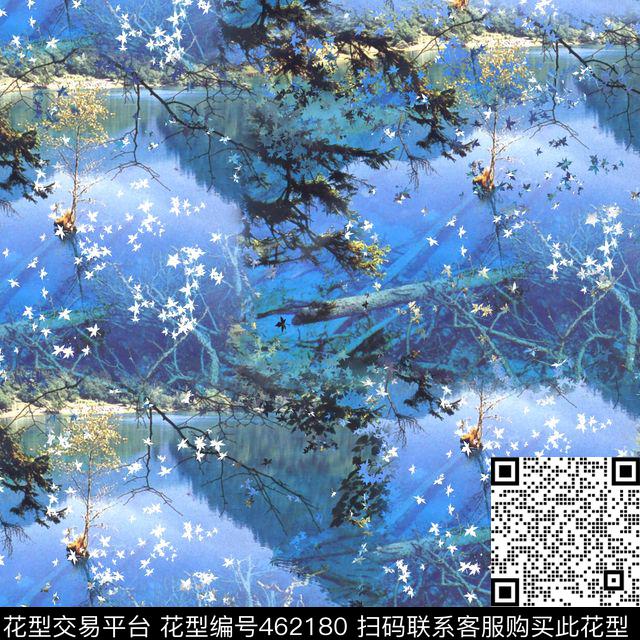 复古自然男装华亿平台数码印花华亿平台下载（图片编号: 462180） - 瓦栏（Walan）