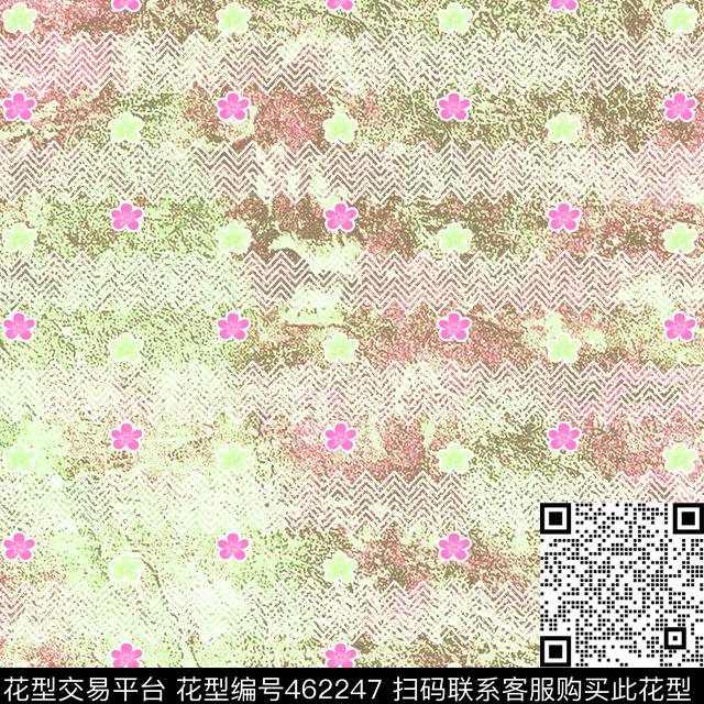 花卉曲线杂底小花小清新传统印花华亿平台下载（图片编号: 462247） - 瓦栏（Walan）