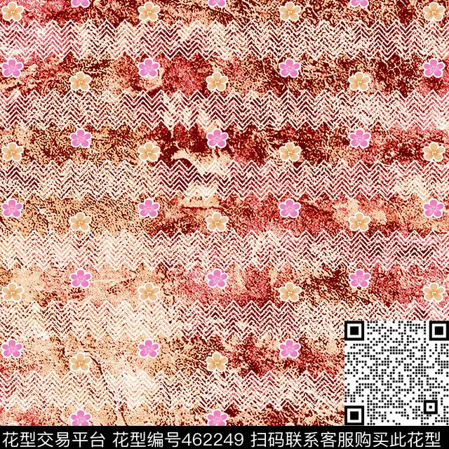 花卉曲线杂底小花小清新传统印花华亿平台下载（图片编号: 462249） - 瓦栏（Walan）