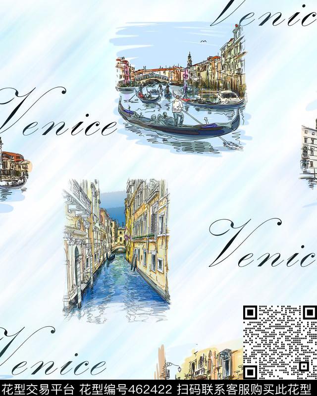 面料欧美威尼斯数码印花华亿平台下载（图片编号: 462422） - 瓦栏（Walan）