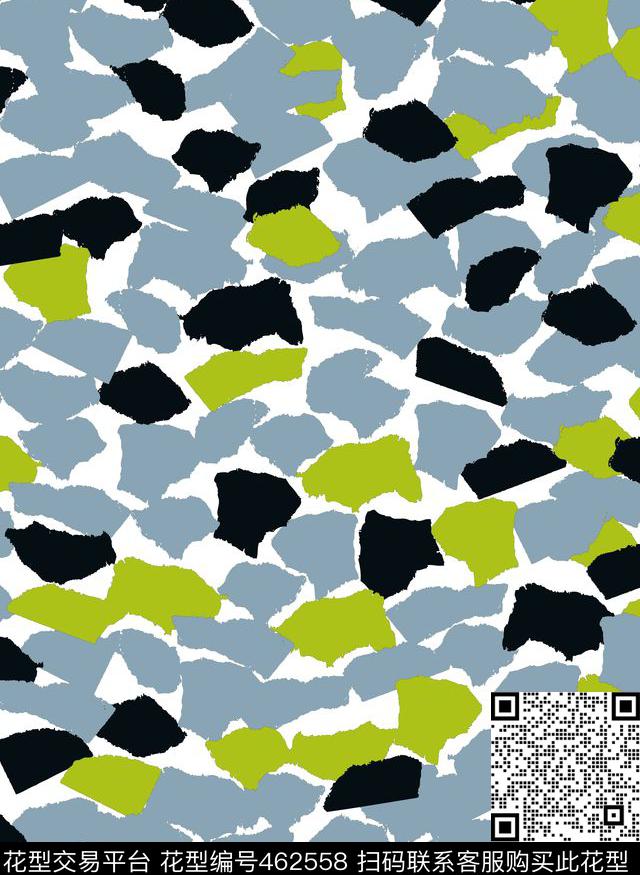 迷彩色块时尚流行传统印花华亿平台下载（图片编号: 462558） - 瓦栏（Walan）