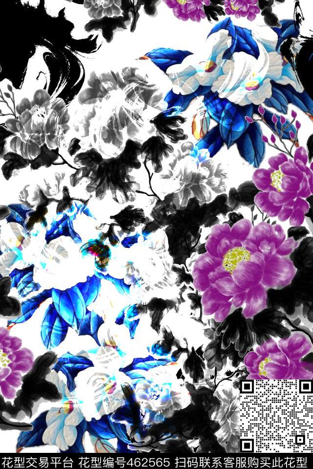 流行时尚现代数码印花华亿平台下载（图片编号: 462565） - 瓦栏（Walan）